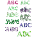 download Ten Text Textures clipart image with 90 hue color