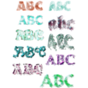 download Ten Text Textures clipart image with 135 hue color
