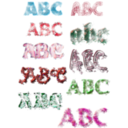 download Ten Text Textures clipart image with 315 hue color