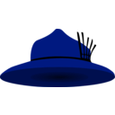 download Scout Hat clipart image with 180 hue color