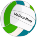 download Volleyball clipart image with 90 hue color