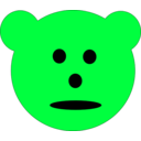 download Red Bear clipart image with 135 hue color