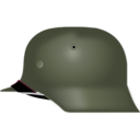 download German World War 2 Helmet clipart image with 315 hue color