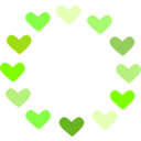 download Circle Of Love clipart image with 90 hue color