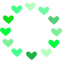 download Circle Of Love clipart image with 135 hue color