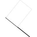 download White Flag clipart image with 45 hue color