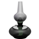 download Oil Lamp clipart image with 90 hue color