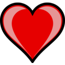 download Heart Highlight clipart image with 0 hue color