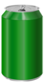 Green Soda Can