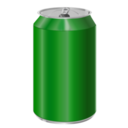 Green Soda Can