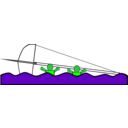 download Sailing Capsized Rescue Illustrations clipart image with 90 hue color