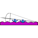 download Sailing Capsized Rescue Illustrations clipart image with 180 hue color