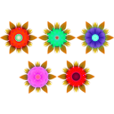 download Flowers clipart image with 315 hue color