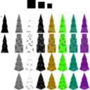 download Printing With Pyramids clipart image with 45 hue color