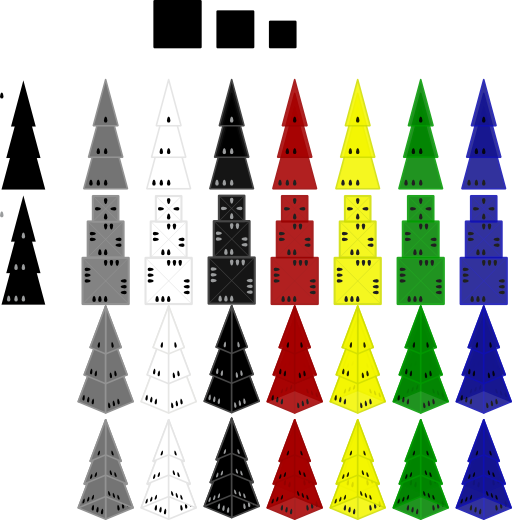 Printing With Pyramids