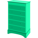 download Chest Of Drawers clipart image with 135 hue color
