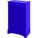 download Chest Of Drawers clipart image with 225 hue color