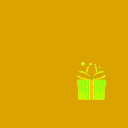download Red Gift clipart image with 45 hue color