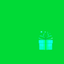 download Red Gift clipart image with 135 hue color