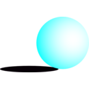 download Ball clipart image with 180 hue color