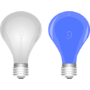 download Lightbulb Onoff clipart image with 180 hue color