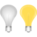 download Lightbulb Onoff clipart image with 0 hue color