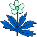 download Gg Anemone Canadensis clipart image with 90 hue color
