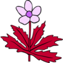 download Gg Anemone Canadensis clipart image with 225 hue color