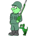 download Army 2 clipart image with 90 hue color