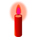 download Beeswax Candle clipart image with 315 hue color