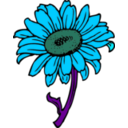 download Sunflower clipart image with 135 hue color
