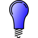 download Lightbulb Lit clipart image with 180 hue color