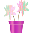 download Flower Icon clipart image with 315 hue color