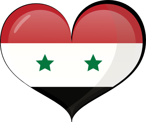 Syria Heart Flag