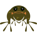 download Frog clipart image with 315 hue color