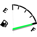 download Fuelmeter clipart image with 135 hue color