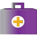 download First Aid Bag Icon clipart image with 45 hue color