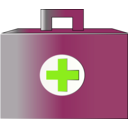 download First Aid Bag Icon clipart image with 90 hue color