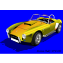 download Ac Cobra 427 Sc 1965 With Background clipart image with 180 hue color