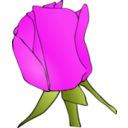 download Rose clipart image with 315 hue color