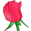 download Rose clipart image with 0 hue color