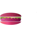 download Burger Sandwich Icon clipart image with 315 hue color