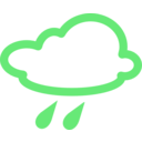 download Simple Weather Symbols clipart image with 270 hue color