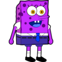 download Sponge Bob Squarepant clipart image with 225 hue color