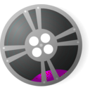 download Film Reel clipart image with 180 hue color