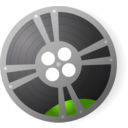 download Film Reel clipart image with 270 hue color