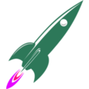 download R Is For Rocket clipart image with 270 hue color