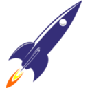 download R Is For Rocket clipart image with 0 hue color