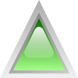 Led Triangular Green