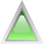 Led Triangular Green